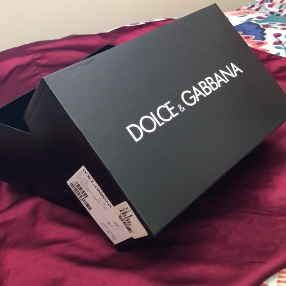 Dolce & Gabbana 4 Buckle Patent & Suede Heels - Picture 9 of 10